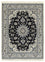 Alfombra persa - Nain - 195 x 147 cm - azul oscuro