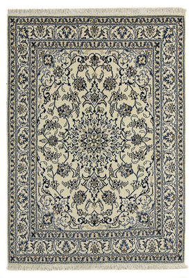 Alfombra persa - Nain - 200 x 145 cm - beige
