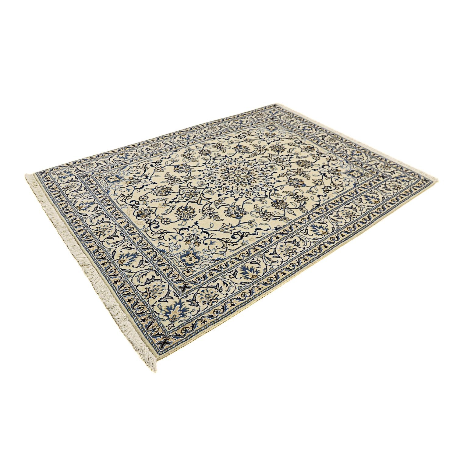 Alfombra persa - Nain - 200 x 145 cm - beige