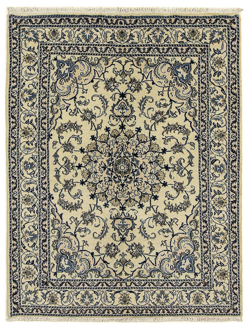 Alfombra persa - Nain - 196 x 150 cm - beige