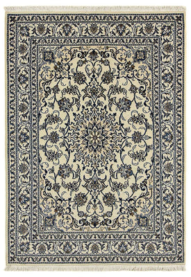 Alfombra persa - Nain - 205 x 146 cm - beige