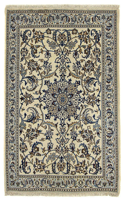 Alfombra persa - Nain - 200 x 125 cm - beige