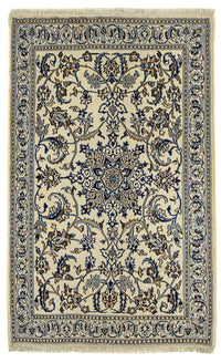 Alfombra persa - Nain - 200 x 125 cm - beige