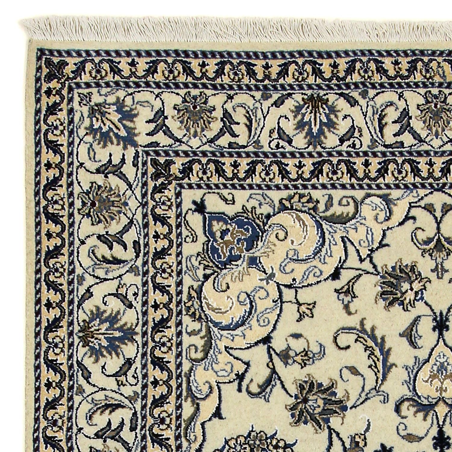 Alfombra persa - Nain - 204 x 150 cm - beige
