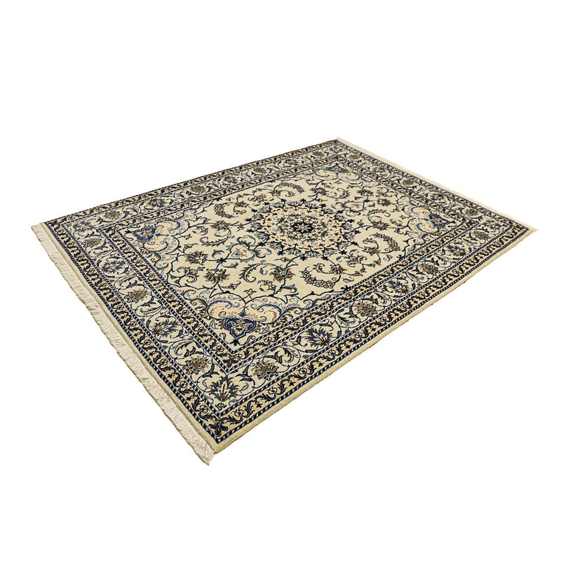 Alfombra persa - Nain - 204 x 150 cm - beige