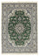 Alfombra persa - Nain - 193 x 153 cm - verde oscuro