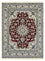 Alfombra persa - Nain - 191 x 147 cm - rojo oscuro
