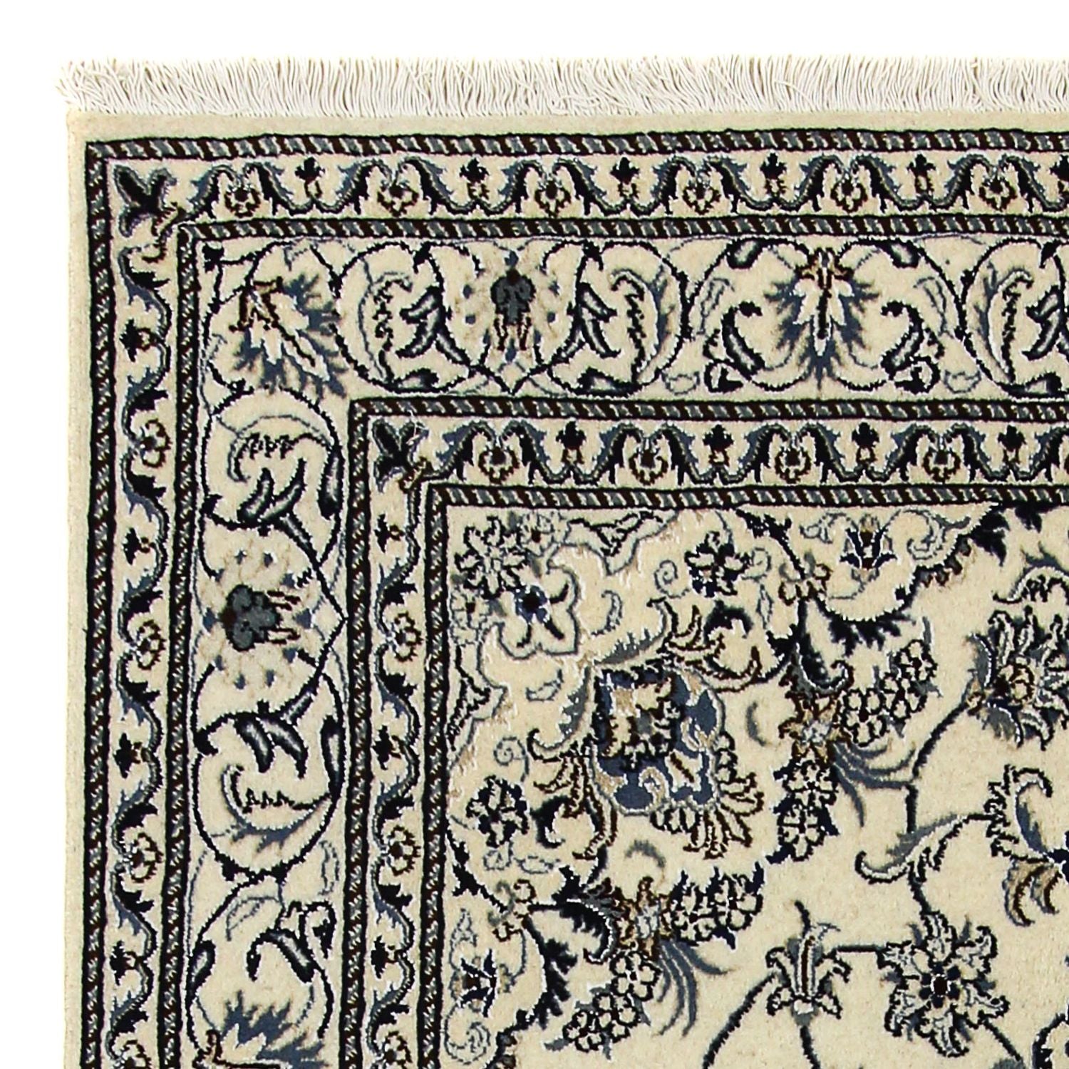 Alfombra persa - Nain - 235 x 165 cm - beige