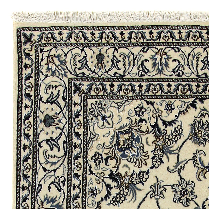 Alfombra persa - Nain - 235 x 165 cm - beige