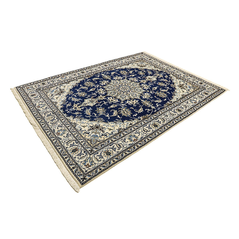 Alfombra persa - Nain - 236 x 168 cm - azul