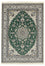 Alfombra persa - Nain - 237 x 168 cm - verde oscuro