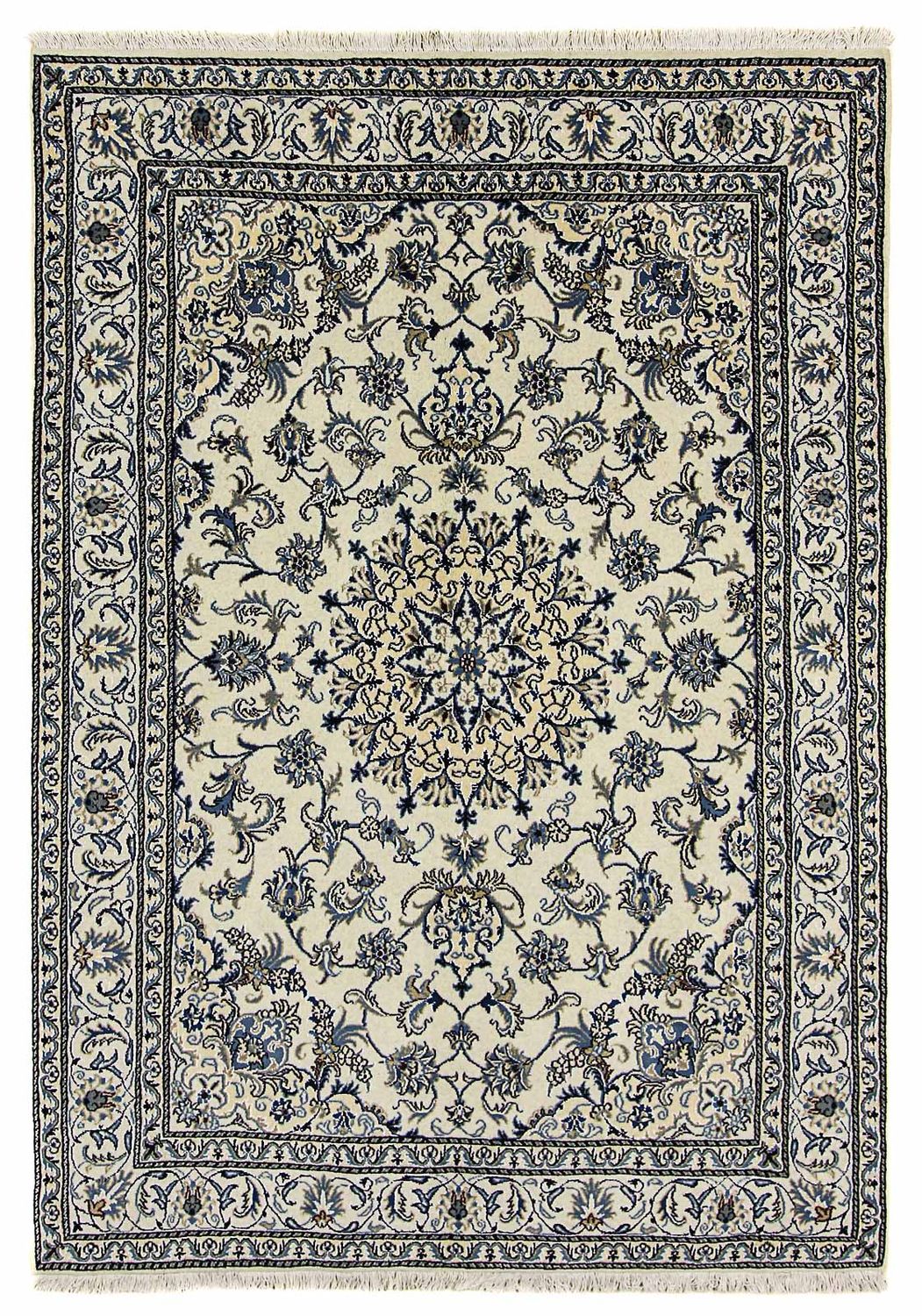 Alfombra persa - Nain - 238 x 168 cm - beige