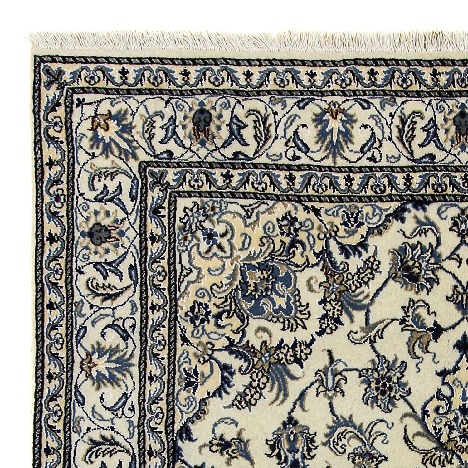 Alfombra persa - Nain - 238 x 168 cm - beige