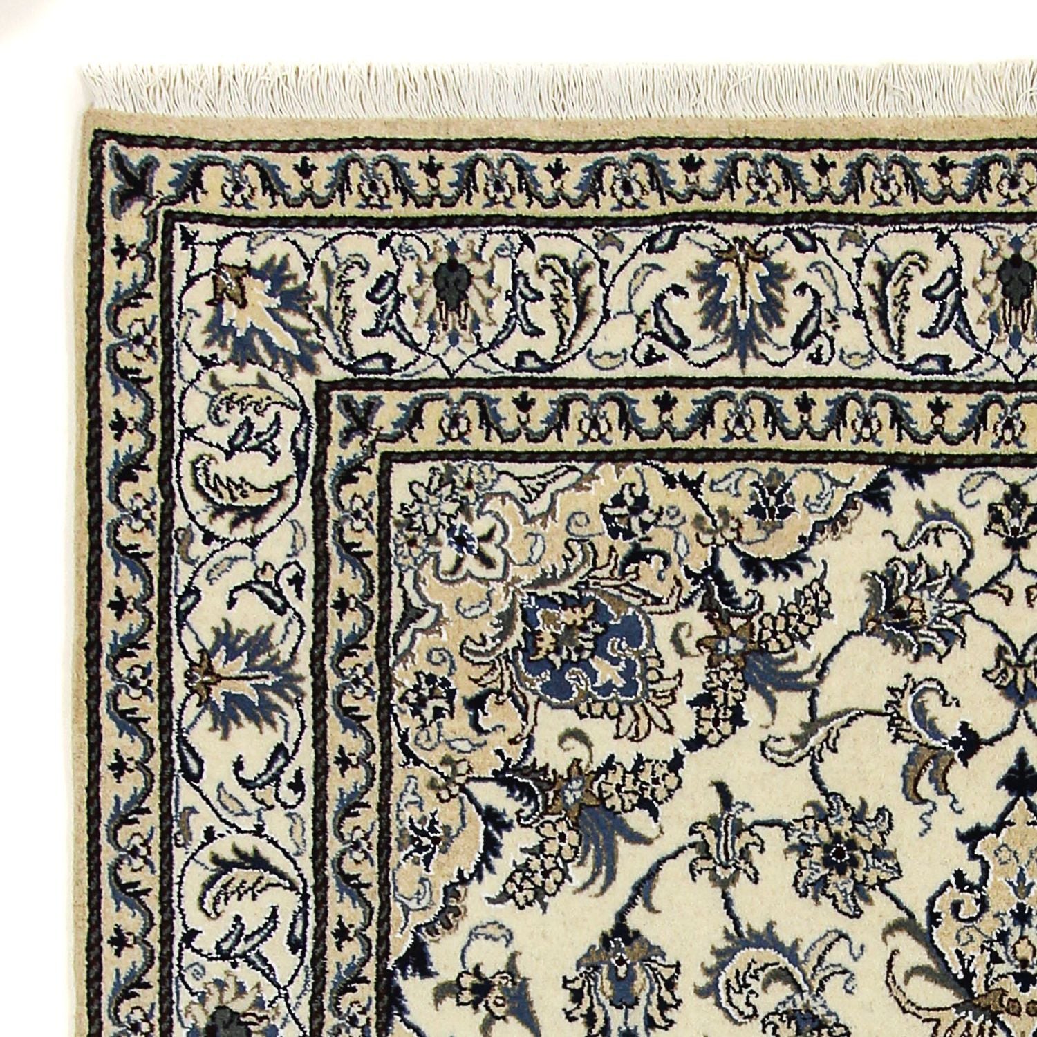 Alfombra persa - Nain - 240 x 167 cm - beige
