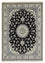 Alfombra persa - Nain - 240 x 170 cm - azul oscuro