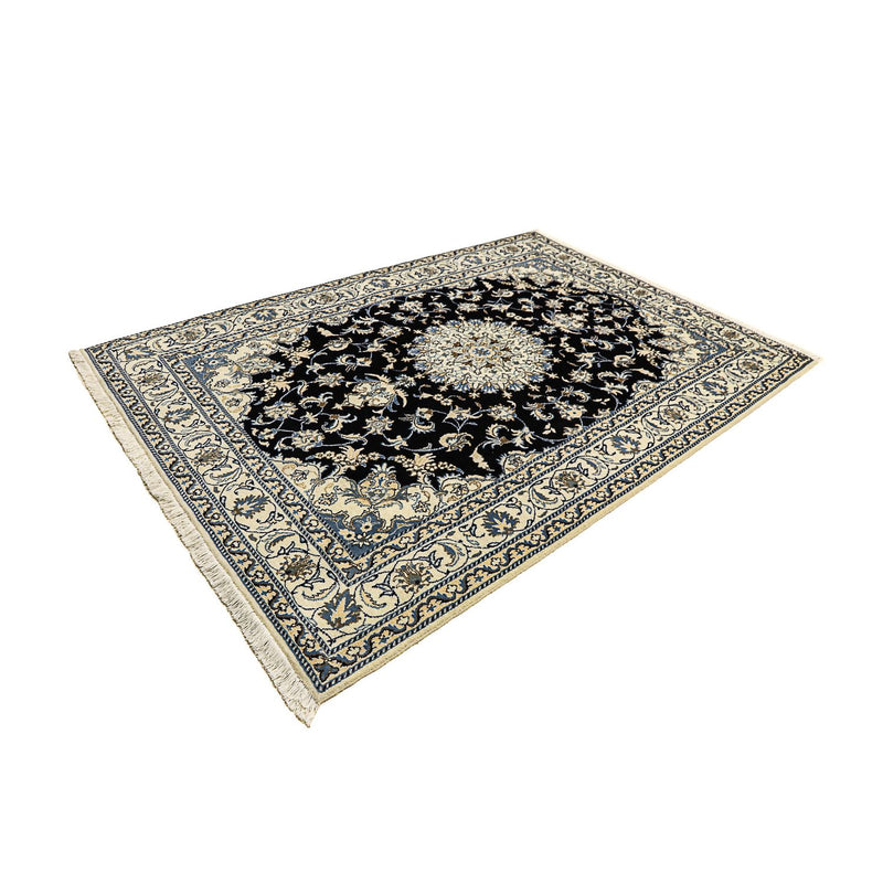Alfombra persa - Nain - 240 x 170 cm - azul oscuro