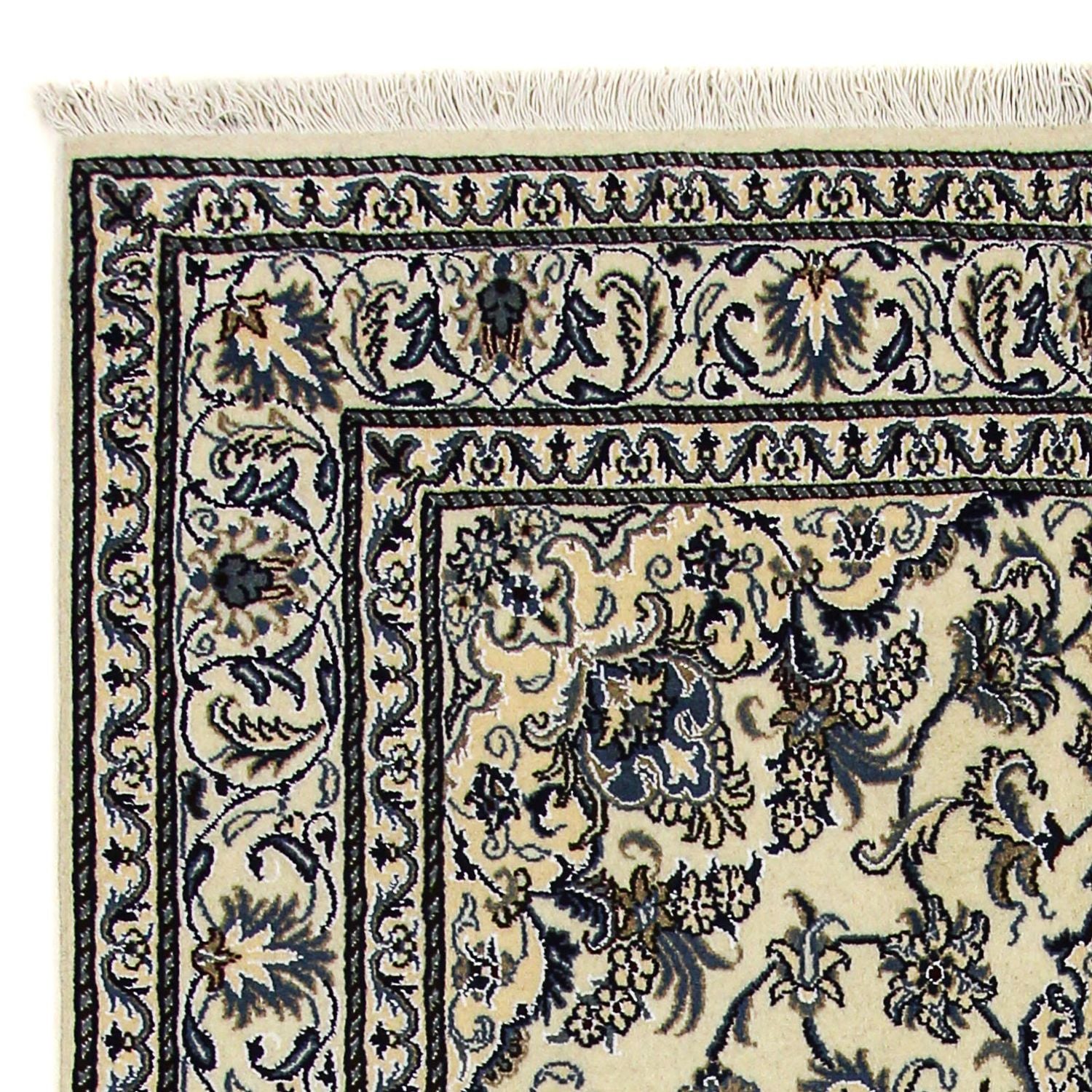 Alfombra persa - Nain - 248 x 165 cm - beige