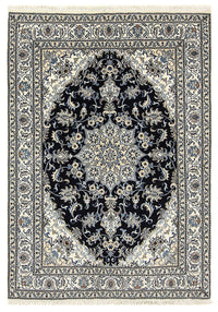 Alfombra persa - Nain - 235 x 168 cm - azul oscuro