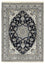 Alfombra persa - Nain - 235 x 168 cm - azul oscuro