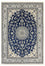 Alfombra persa - Nain - 290 x 198 cm - azul oscuro