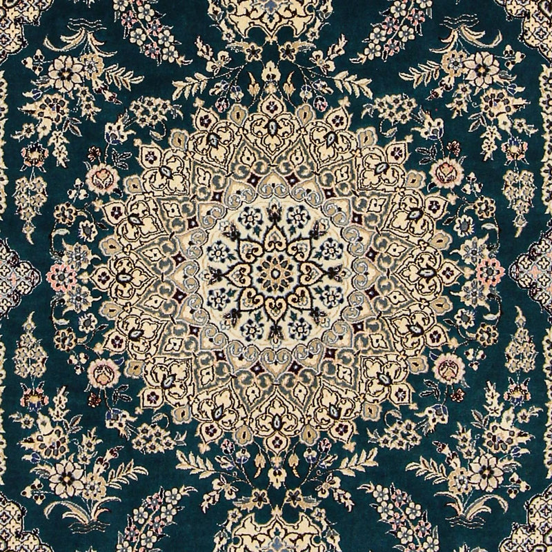 Alfombra Persa - Nain - Prima - 234 x 156 cm - azul oscuro