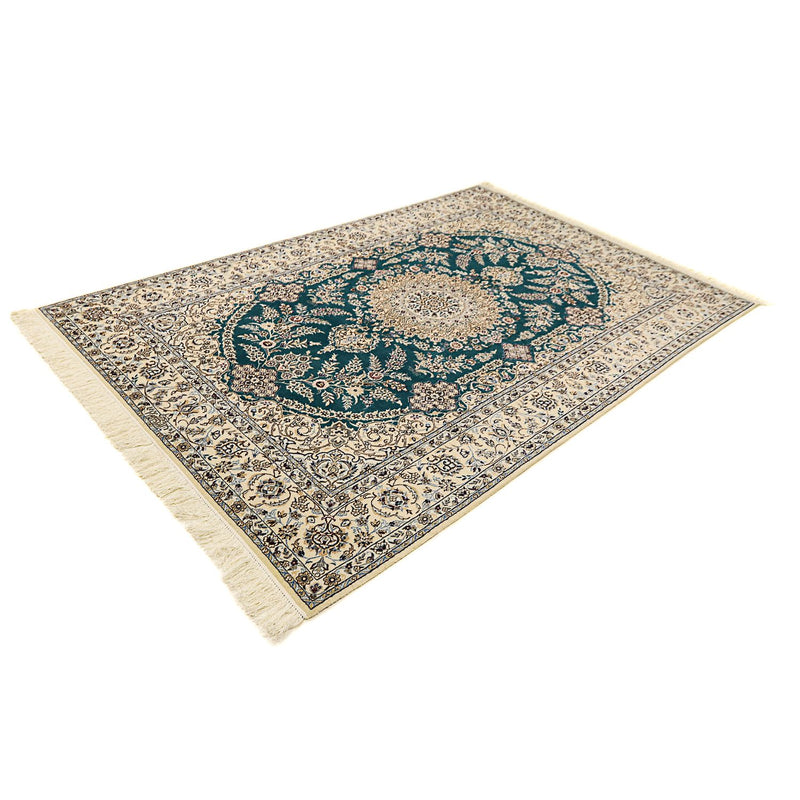Alfombra Persa - Nain - Prima - 234 x 156 cm - azul oscuro