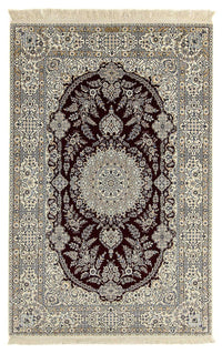 Alfombra Persa - Nain - Prima - 245 x 151 cm - azul oscuro