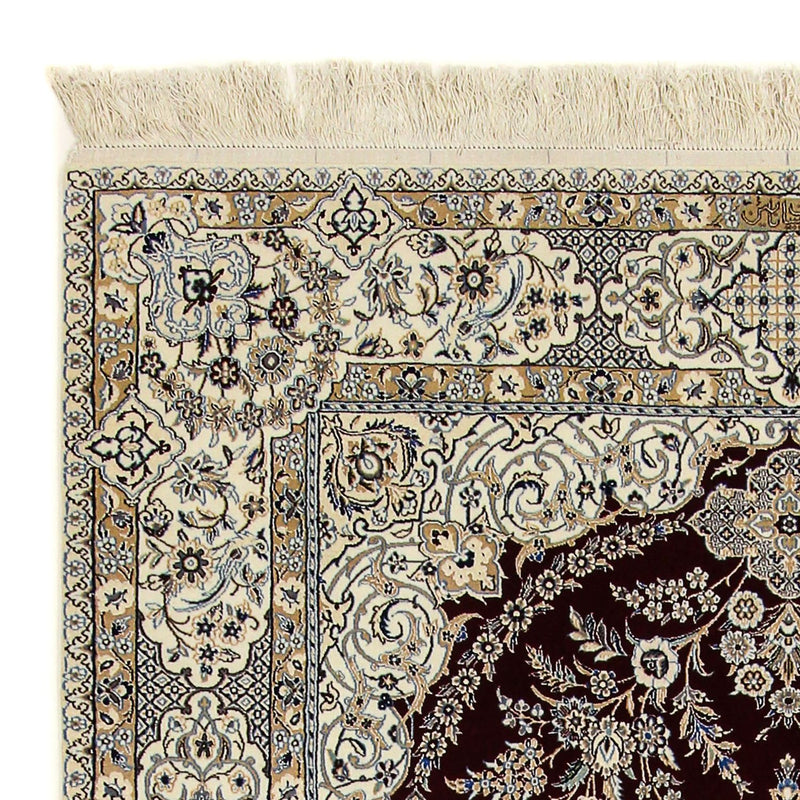 Alfombra Persa - Nain - Prima - 245 x 151 cm - azul oscuro
