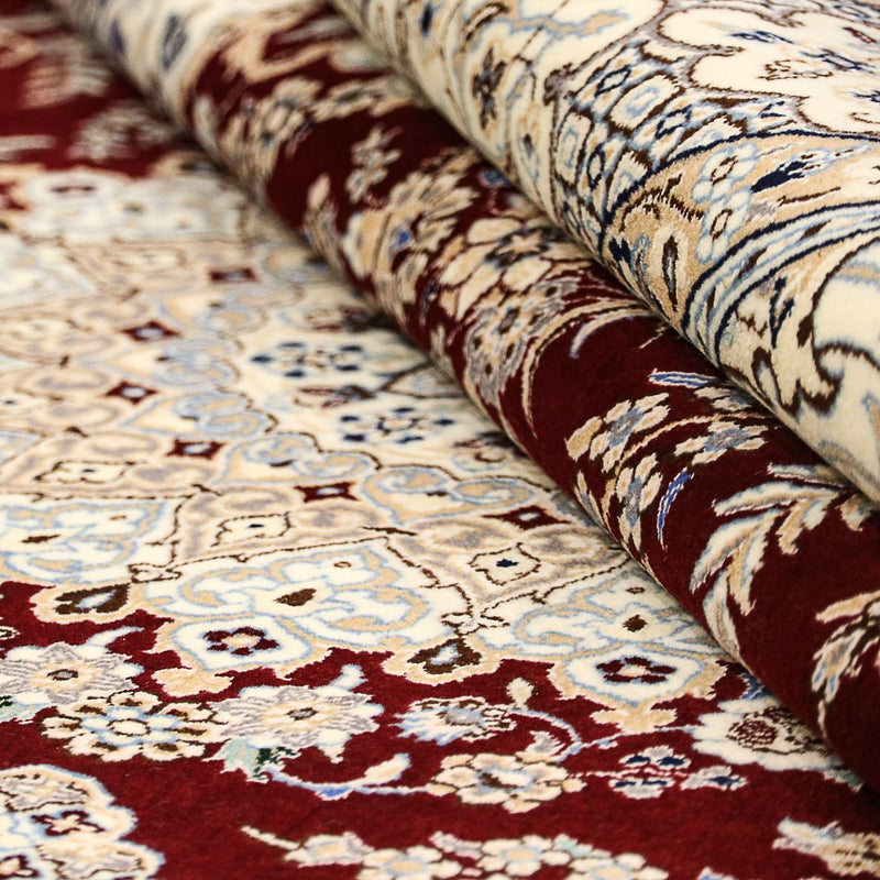 Alfombra Persa - Nain - Prima - 245 x 151 cm - azul oscuro