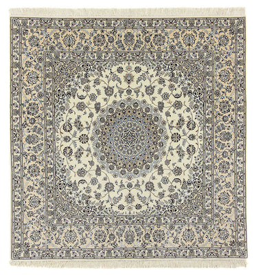 Alfombra Persa - Nain - Prima cuadrado  - 205 x 205 cm - beige