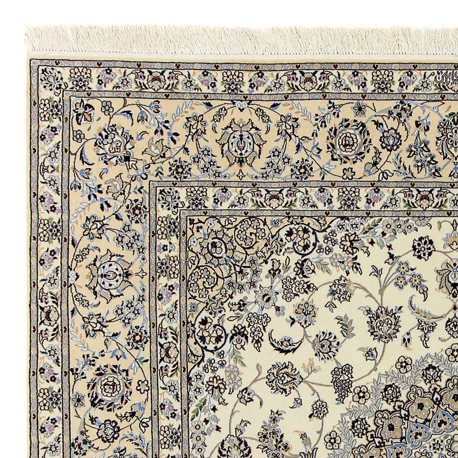 Alfombra Persa - Nain - Prima cuadrado  - 205 x 205 cm - beige
