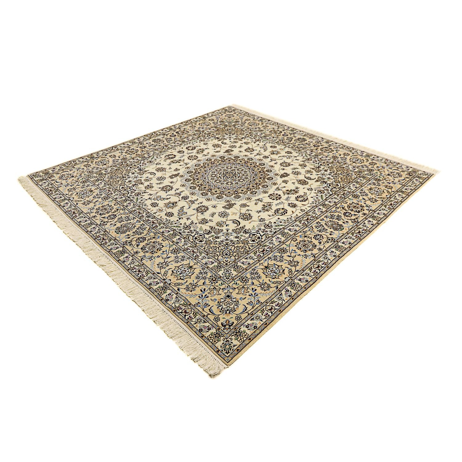 Alfombra Persa - Nain - Prima cuadrado  - 205 x 205 cm - beige