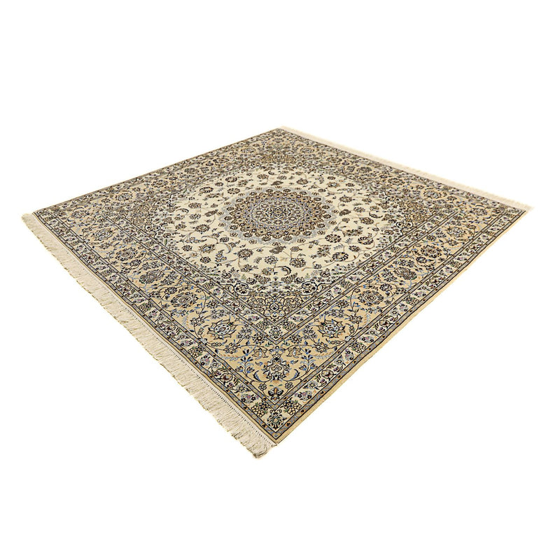 Alfombra Persa - Nain - Prima cuadrado  - 205 x 205 cm - beige