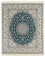 Alfombra Persa - Nain - Prima - 244 x 200 cm - azul oscuro