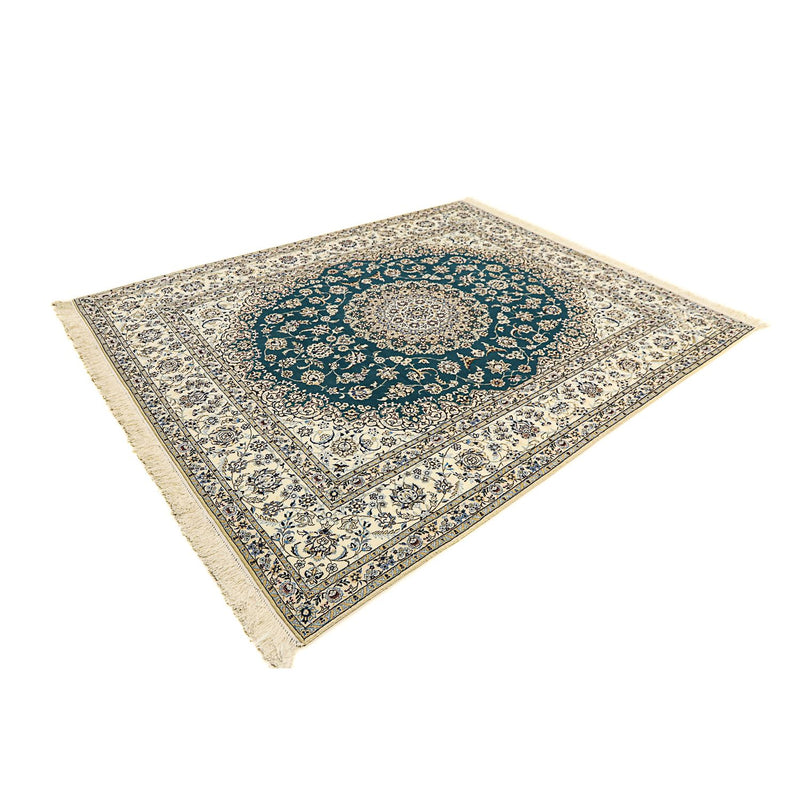 Alfombra Persa - Nain - Prima - 244 x 200 cm - azul oscuro
