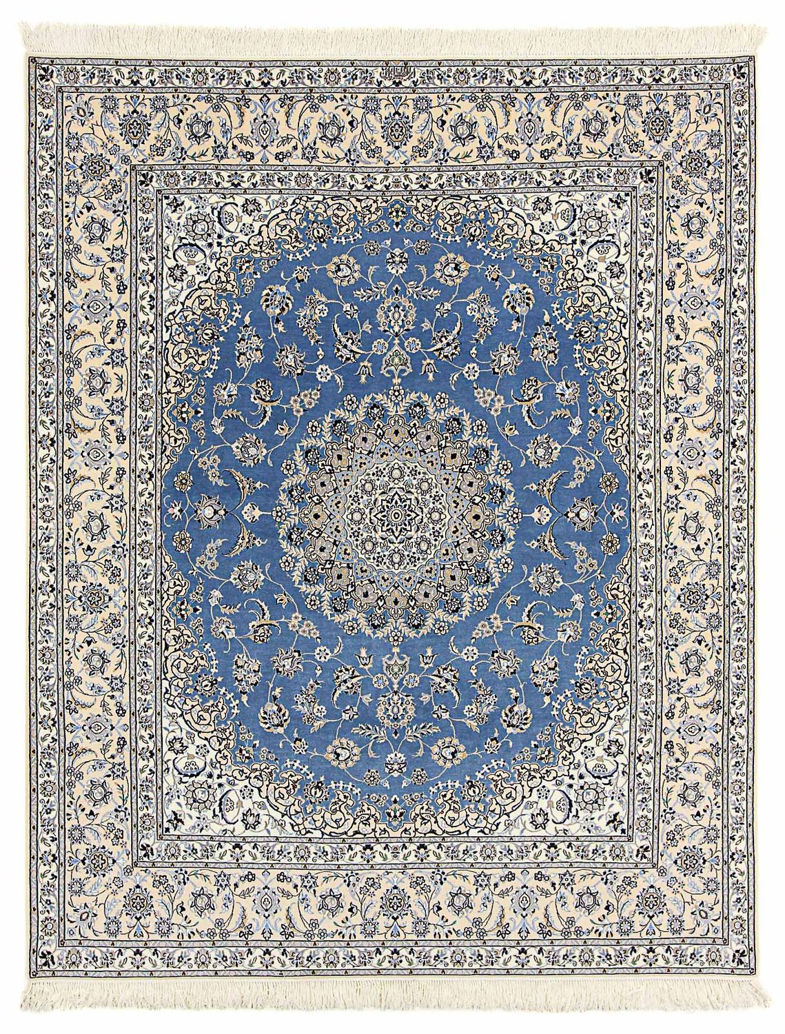 Alfombra Persa - Nain - Prima - 255 x 206 cm - azul