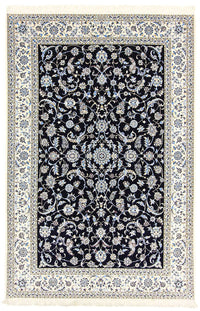 Alfombra Persa - Nain - Prima - 300 x 200 cm - azul oscuro