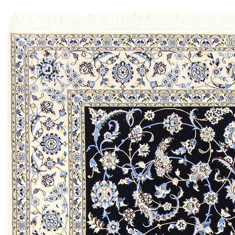 Alfombra Persa - Nain - Prima - 300 x 200 cm - azul oscuro