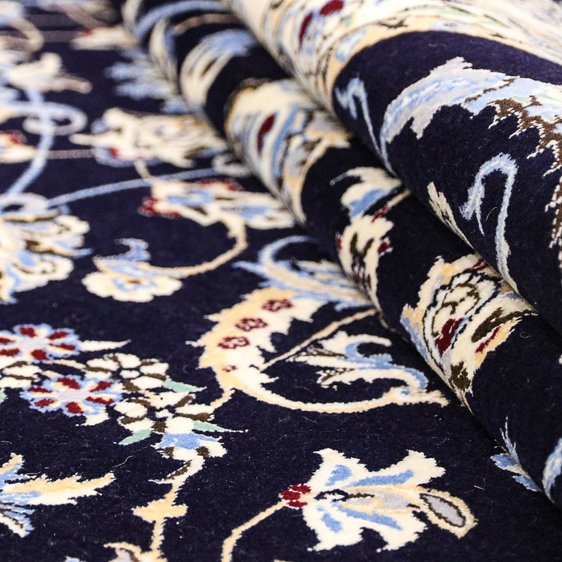 Alfombra Persa - Nain - Prima - 300 x 200 cm - azul oscuro