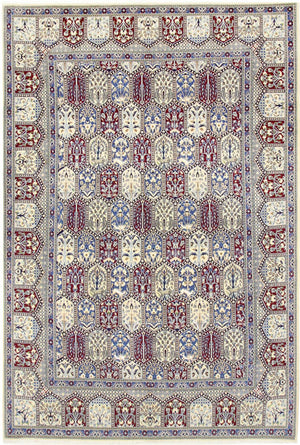 Alfombra Persa - Nain - Real - 303 x 206 cm - multicolor