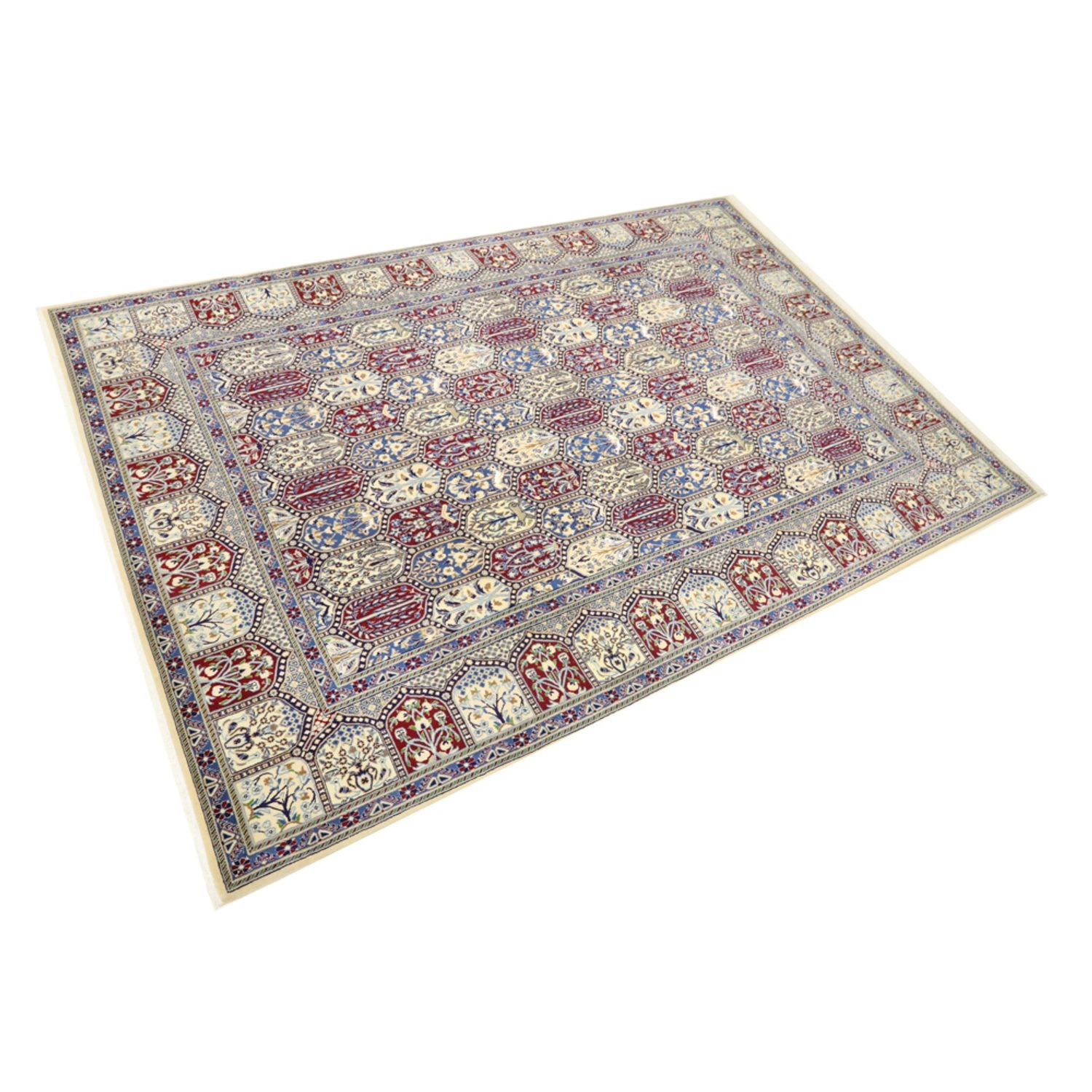 Alfombra Persa - Nain - Real - 303 x 206 cm - multicolor