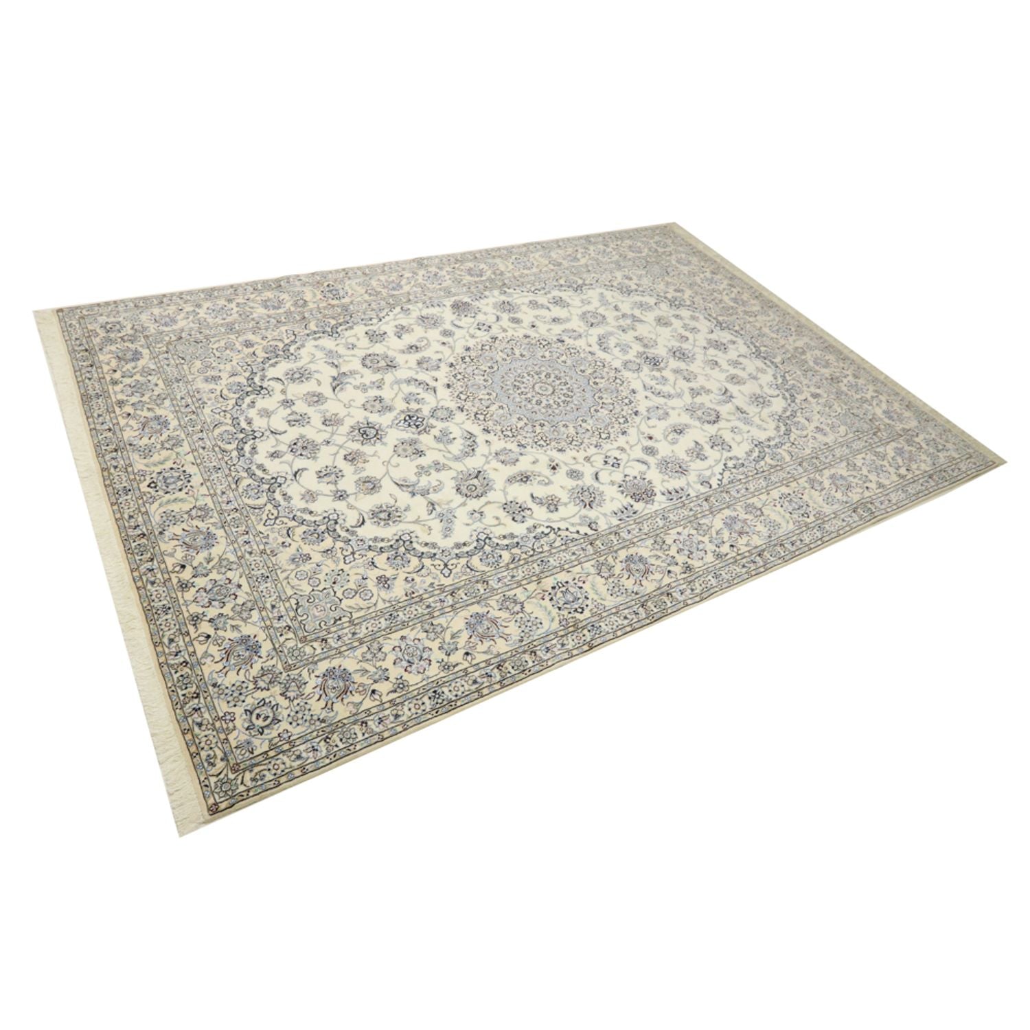 Alfombra Persa - Nain - Real - 356 x 250 cm - crema