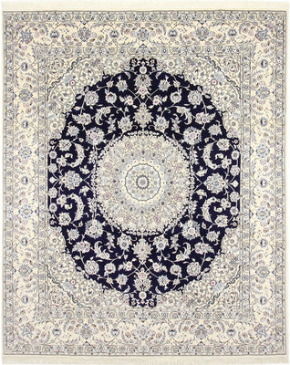 Alfombra Persa - Nain - Real - 304 x 250 cm - azul oscuro