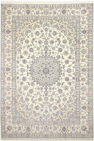 Alfombra Persa - Nain - Real - 361 x 249 cm - crema
