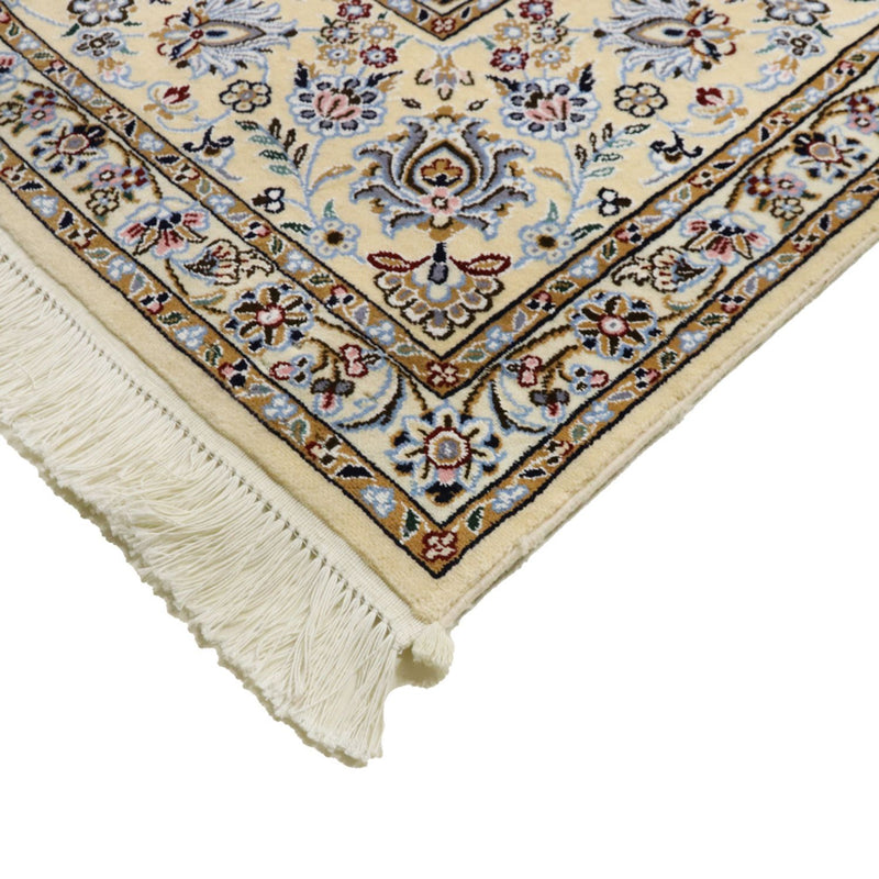 Alfombra Persa - Nain - Real - 356 x 248 cm - azul oscuro
