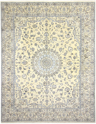Alfombra Persa - Nain - Real - 393 x 303 cm - crema