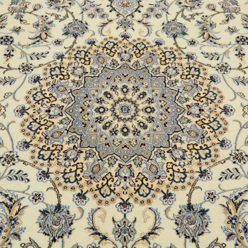 Alfombra Persa - Nain - Real - 305 x 205 cm - crema