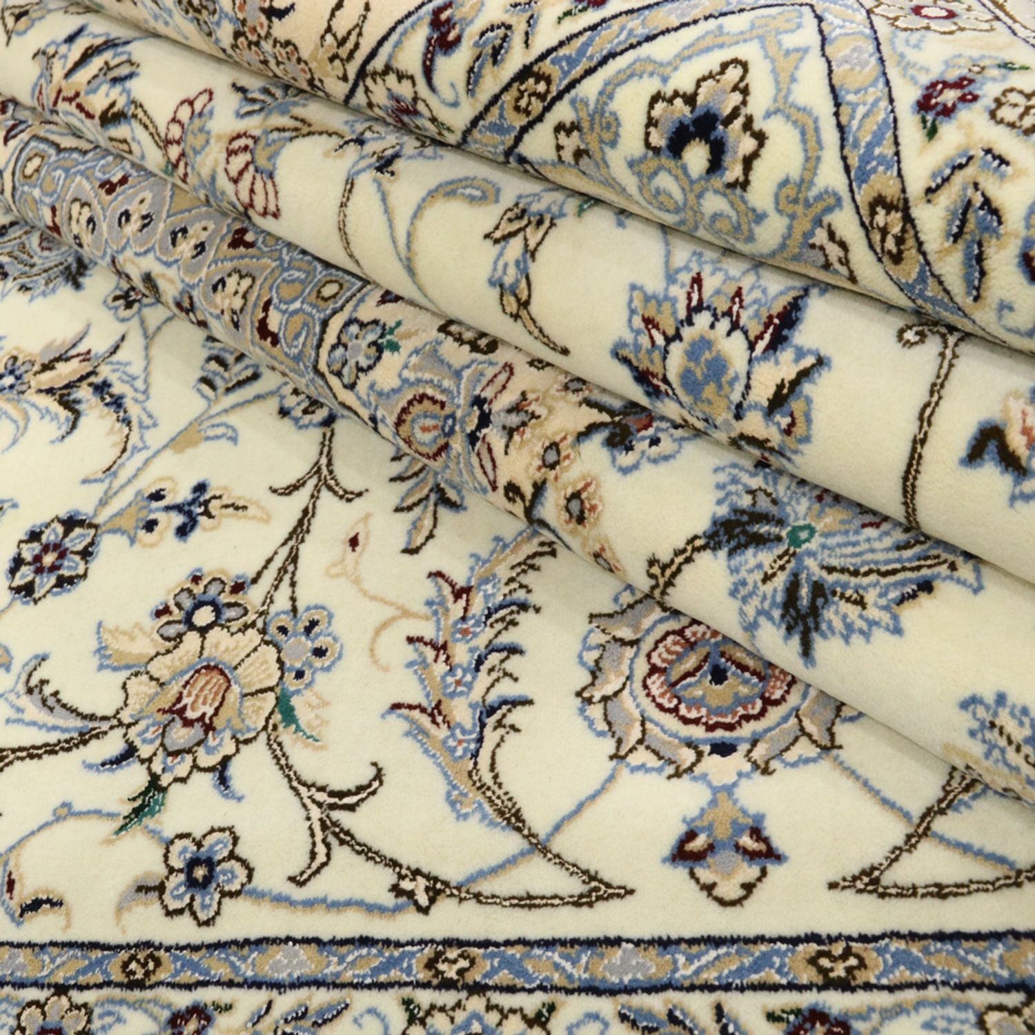 Alfombra Persa - Nain - Real - 305 x 205 cm - crema