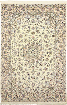 Alfombra Persa - Nain - Real - 302 x 205 cm - crema