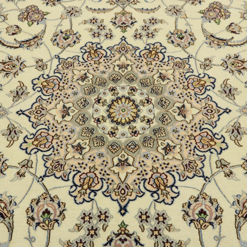 Alfombra Persa - Nain - Real - 302 x 205 cm - crema